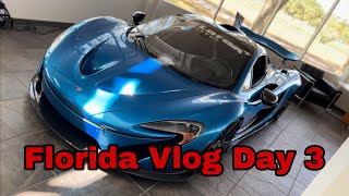 FLORIDA VLOG DAY 3! McLaren Dealership, Gym, Games, and More!