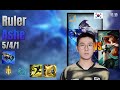 Ruler Adc Ashe vs Miss Fortune lol KR solo rank Full Game 16.10 | 룰러 애쉬 vs 미스 포츈