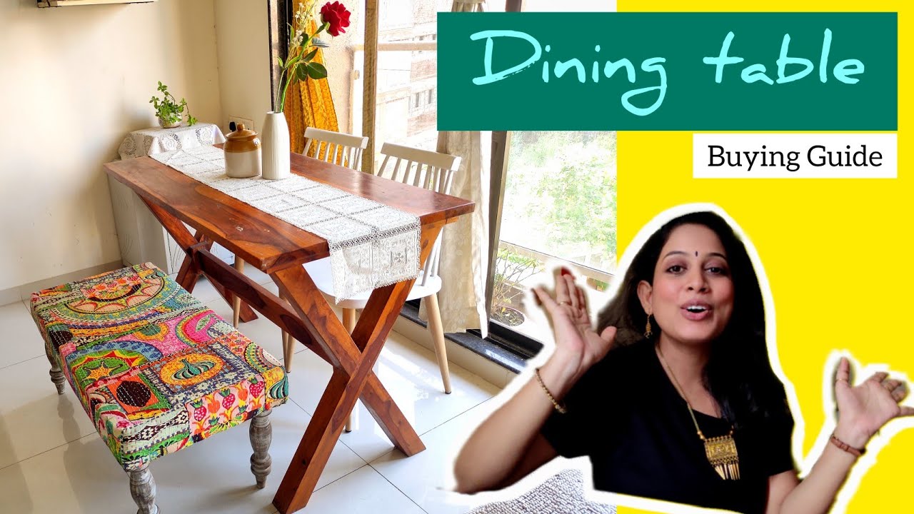 Dining Table Set for Small Spaces | Dining table Buying Guide | India ...