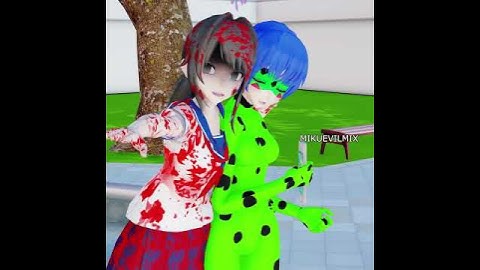 MMD Yandere Simulator X Miraculous 3,2,1...Muah