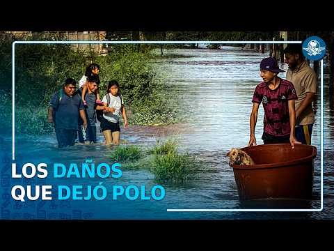 "Parecía que el Diablo andaba suelto"; Polo deja inundaciones y saldo blanco