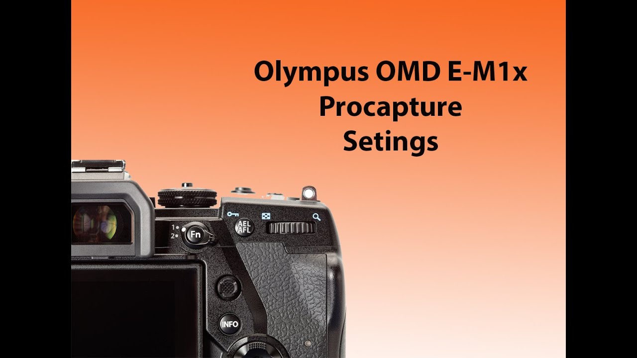 Setting the Olympus OMD E M1x for Procapture YouTube