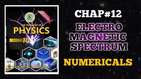 Class 10 Physics | Sindh Text Board | Chapter 12 | Electromagnetic Spectrum | Numericals