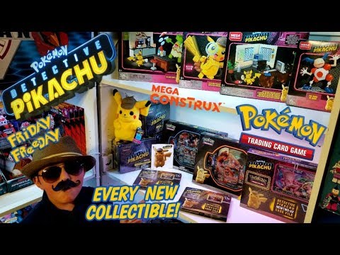 Every New Detective Pikachu Pokemon Cards Toys Launch Mega Construx Sets Gx Boxes More Ff95