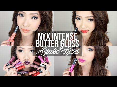 New NYX Intense Butter Gloss Swatches