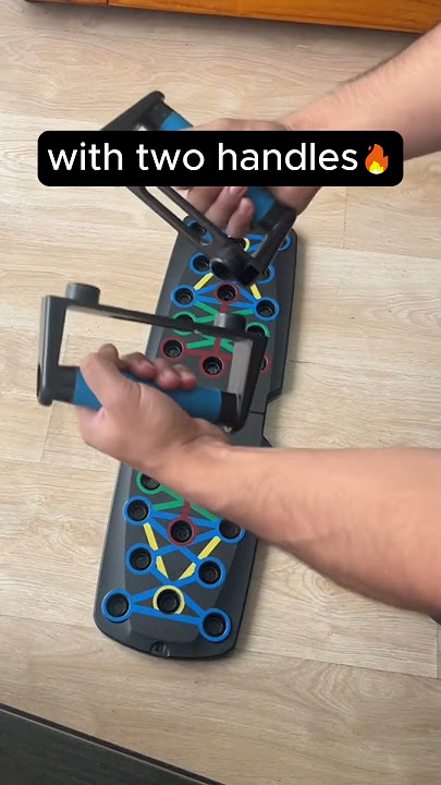The key is to get started!💪🏼 Multifunctional push-up board designed for upper body workouts #PushUps