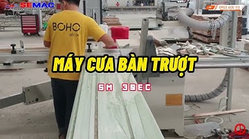 Máy cưa bàn trượt giá rẻ | Máy cắt ván khổ lớn | Quốc Duy