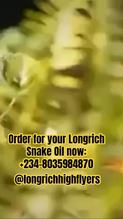 Longrich Snake oil. Good for skin, joints and wellness order for yours ...
