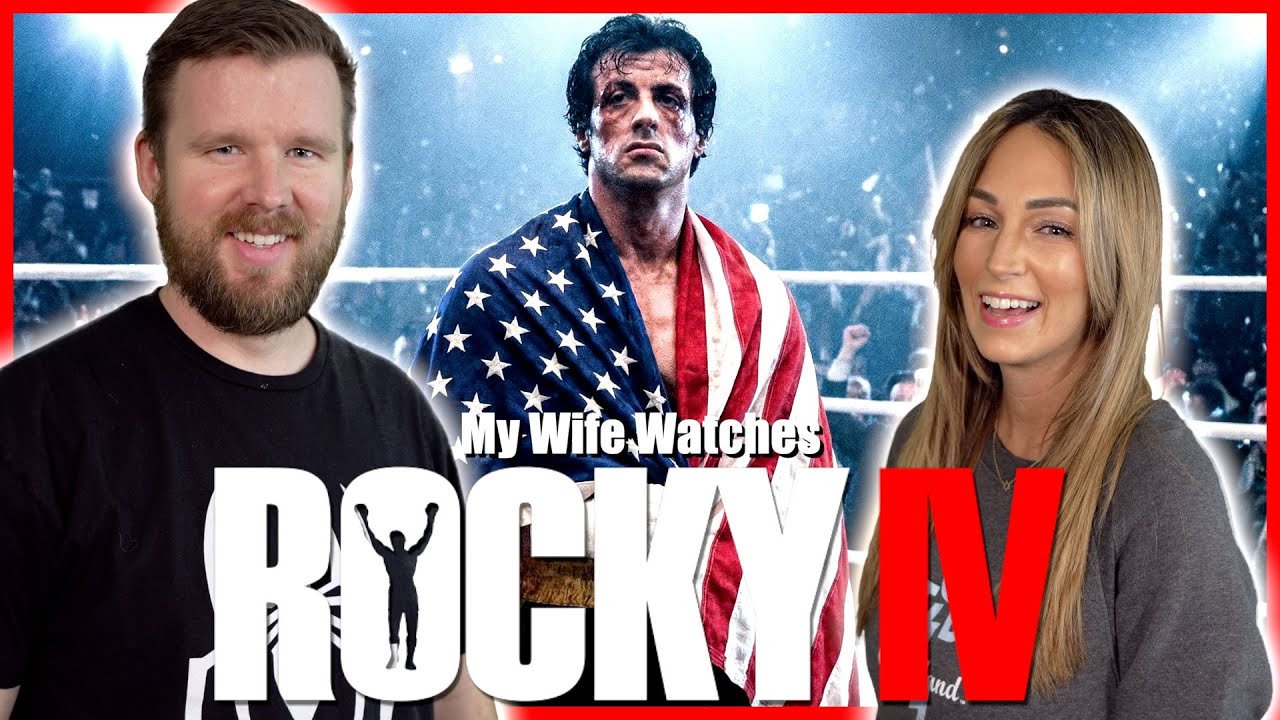 My Wife REACTS to ROCKY IV for the FIRST Time || DRAGO vs ROCKY