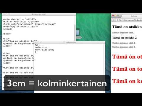 Video: Kuinka muotoilen fontin tyylin CSS:ssä?