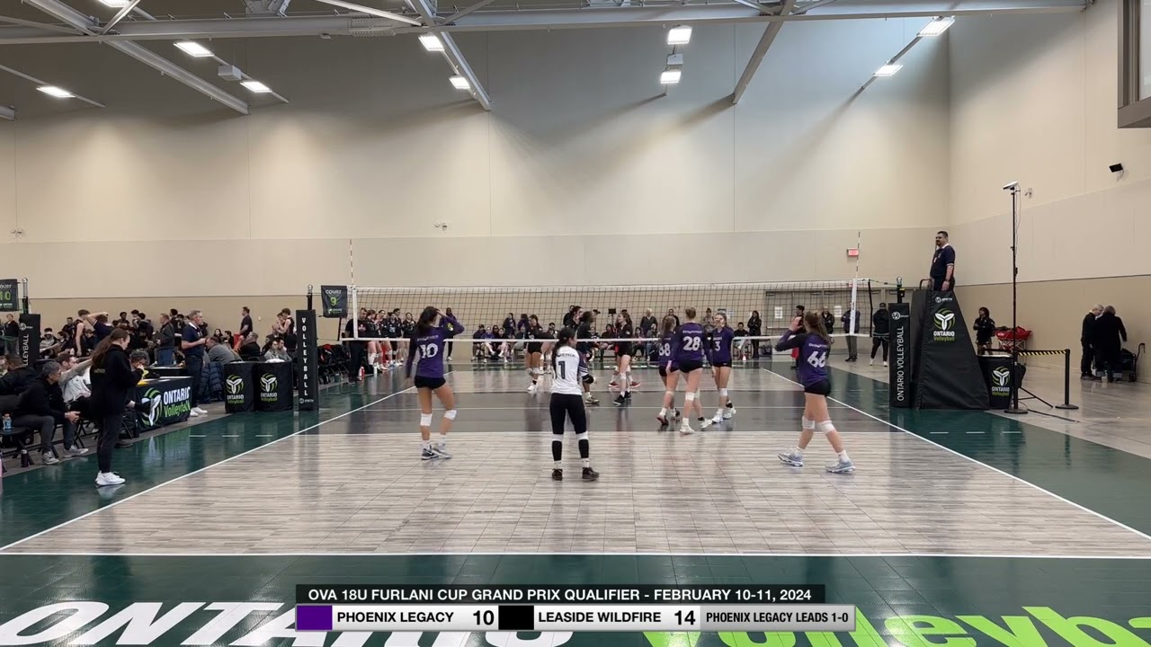2024 18U Grand Prix Qualifier - Phoenix Legacy vs Leaside Wildfire (Set 2, Athalia Duong Libero #1)