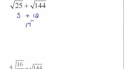 Order of Operations with Square Roots GR6