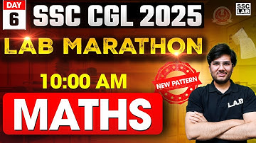SSC CGL 2025 | SSC CGL Maths Marathon Class 2025 | SSC CGL Maths New Pattern Classes by Utkarsh Sir