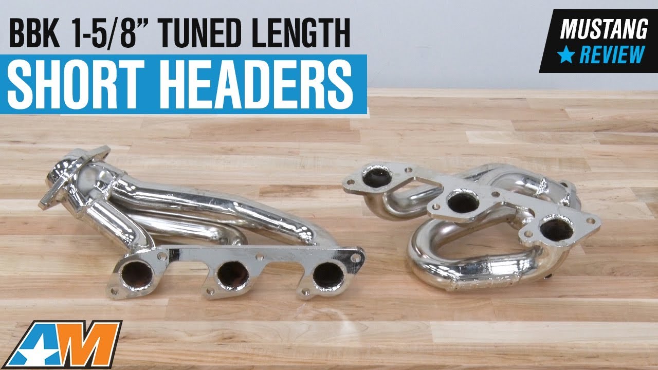 20052010 Mustang V6 BBK 15/8" Chrome Tuned Length Shorty Headers