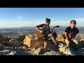 Singing on top of some mountain ft. prime rock stacking