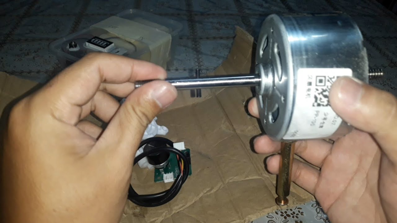 12v Electric Fan Brushless Motor review YouTube