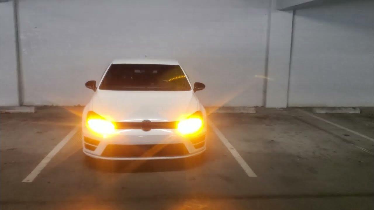 mk7 Golf R/GTI pace car indicators urban joke via OBD11 YouTube