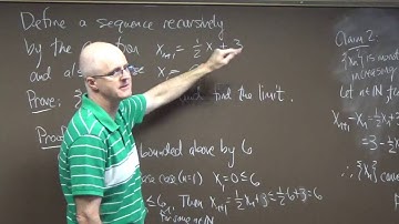 Intro Real Analysis, Lec 9: Recursive Sequences, Limit Superior & Inferior Definitions & Properties