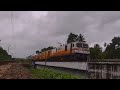 Train enjoying the Overcast 🌧️ | Ernakulam Thiruvananthapuram Venad Special | Indian Railways