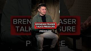 Talking PRESSURE With BRENDAN FRASER!!! #shorts 🪖😬