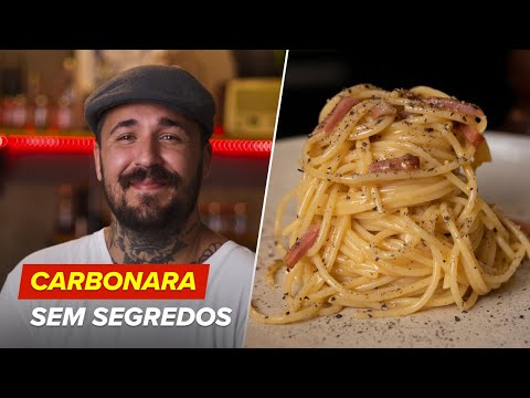 ESPAGUETE À CARBONARA | Dicas para impressionar | Léo Abreu