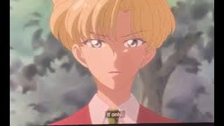 Usagi asks Haruka/Sailor Uranus if they are a man or, woman. Sailor Moon Crystal Season 3 Episode 4