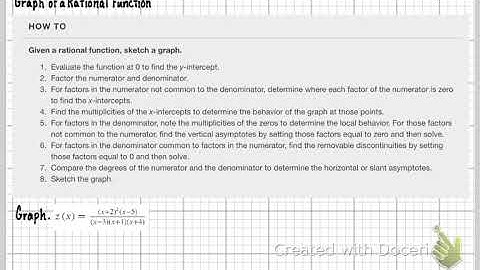 MTH122W-Sec. 5.4 Graph of a Rational Function (Part 1)