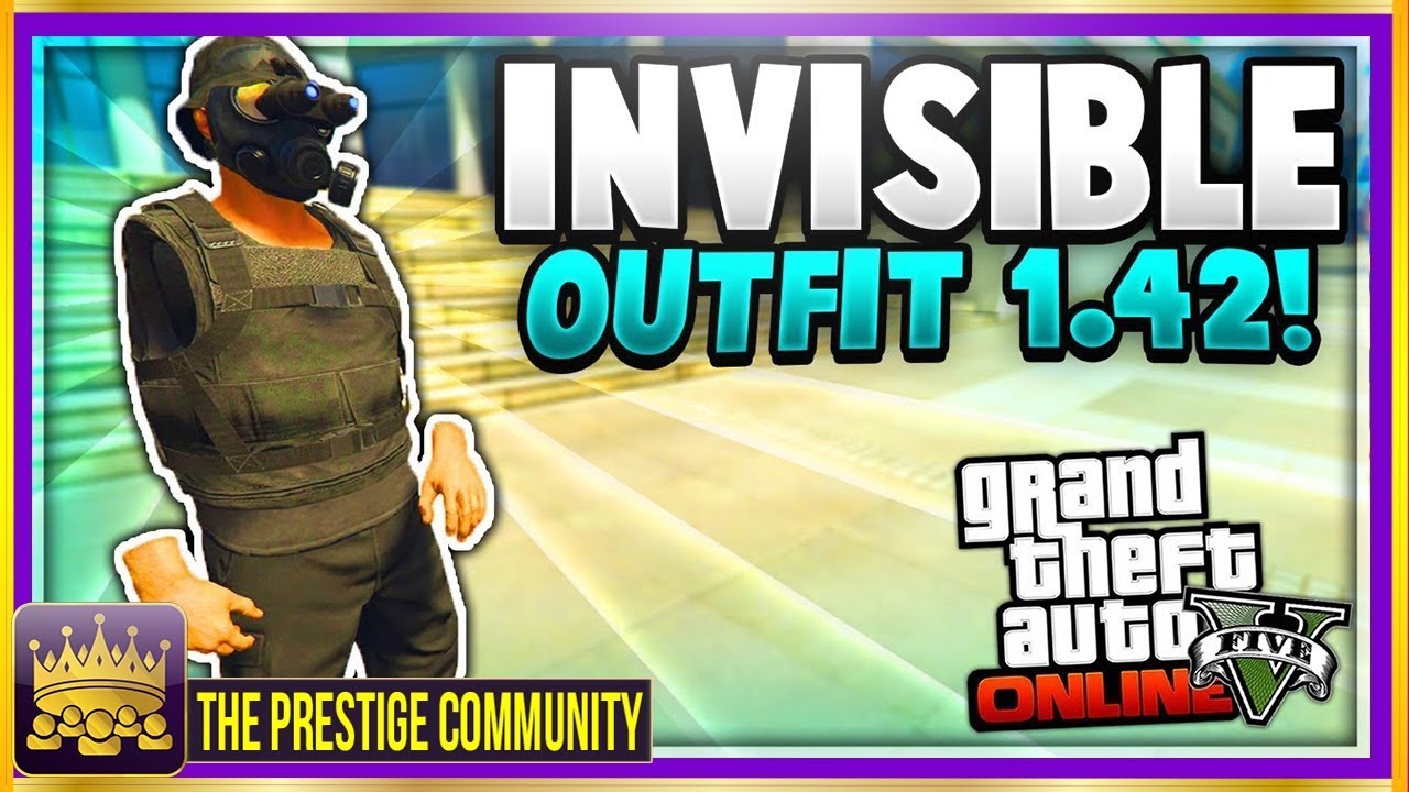 GTA 5 Online ALL BLACK *INVISIBLE ARMS* MODDED OUTFIT GLITCH 1.42! (GTA
