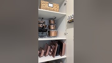 How to organise pots and pans #kitchen #organization #home