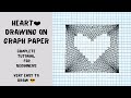Create a MASTERPIECE Heart on Graph Paper!