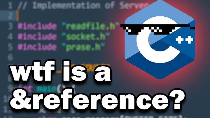 what even is a "reference"?