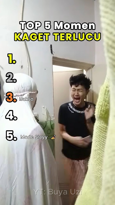 Top 5 Momen Orang Kaget Terlucu 🤣