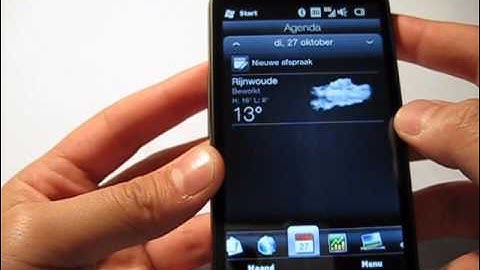 HTC HD2 Sense interface video demo