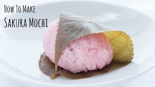 How to Make Sakura Mochi (Recipe) 桜餅の作り方（レシピ）
