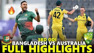 Bangladesh vs Australia Full Highlights 3rd ODI 2026 | BAN VS AUS