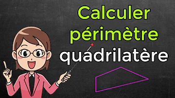 Comment calculer le périmètre d'un quadrilatère ABCD ?
