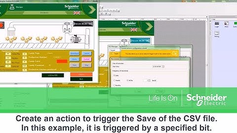 Configuring IDS Report Printing to Save Data Log to CSV File | Schneider Electric Support