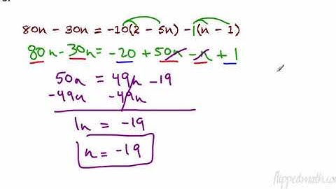 A1 3.4 Solving Equations with Variables on Both Sides FlippedMath