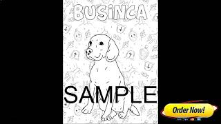 Beagle Universe & Halloween Dog Coloring Book Vol 1
