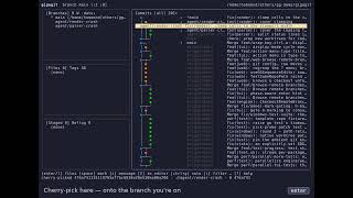 Git cherry pick — take one commit from another branch (gg v0.2.4+)