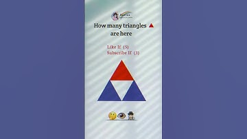 How many triangles 🤔 ? | Challenge for everyone ❤ | #funny #reels #shorts #faketweet #trending #fyp