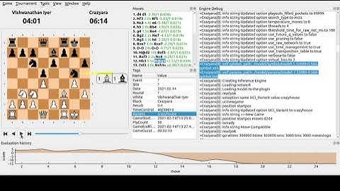 CrazyAra Chess Engine Inference running On NCS2 using OpenVINO