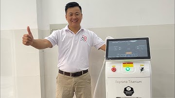 Máy triệt lông lạnh Soprano Titanium❤️gi .á mềm, hiệu quả cao👍Siêu Lạnh