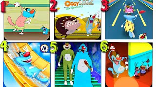 Best 6 Oggy 3d Game || Oggy Hide & Seek Vs Oggy Surfboard Challenge Vs Oggy Boat Race Vs Oggy Runner screenshot 5