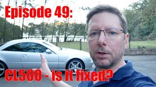 mercedes-benz-cl500-suspension---is-it-fixed-episode-49