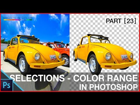 Photoshop Tutorial - Select and mask colors Tutorial