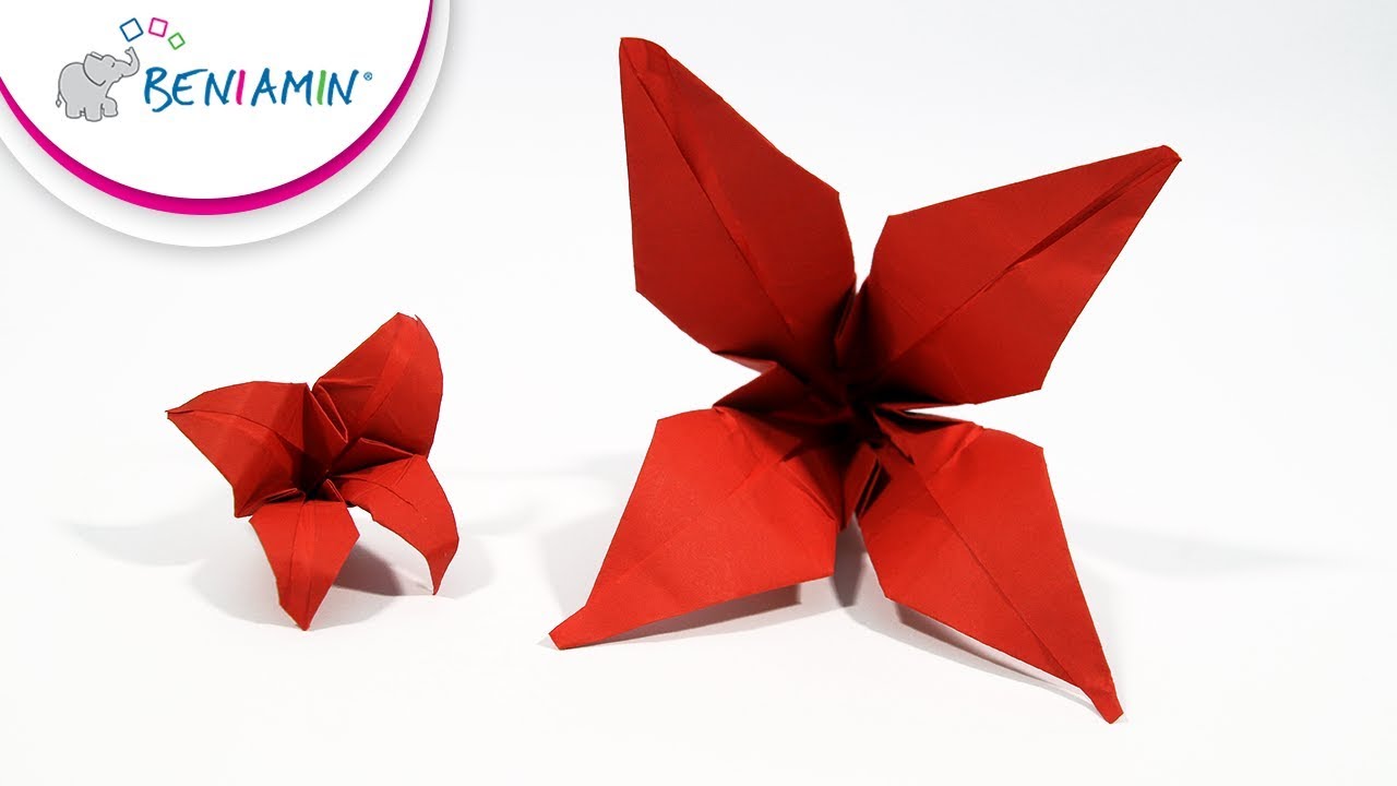 Kwiaty z papieru 🌼Diy Kwiatek Origami 🌺 Beniamin YouTube