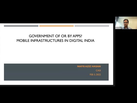 Government of or by Apps? Mobile Infrastructures in "Digital" India