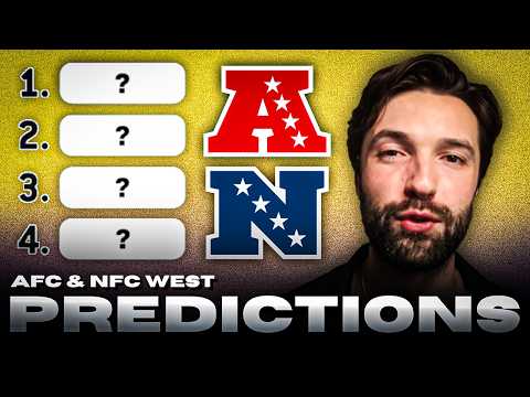 The Chargers are DONE FOR | AFC & NFC West 2026 Records Predictions