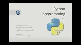 Python - Fondamenti 2 - Liste - SA Anno 2